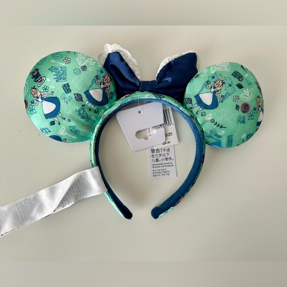 Disney Epcot UK Alice in Wonderland Headband ✨NEW✨ - Picture 2 of 7